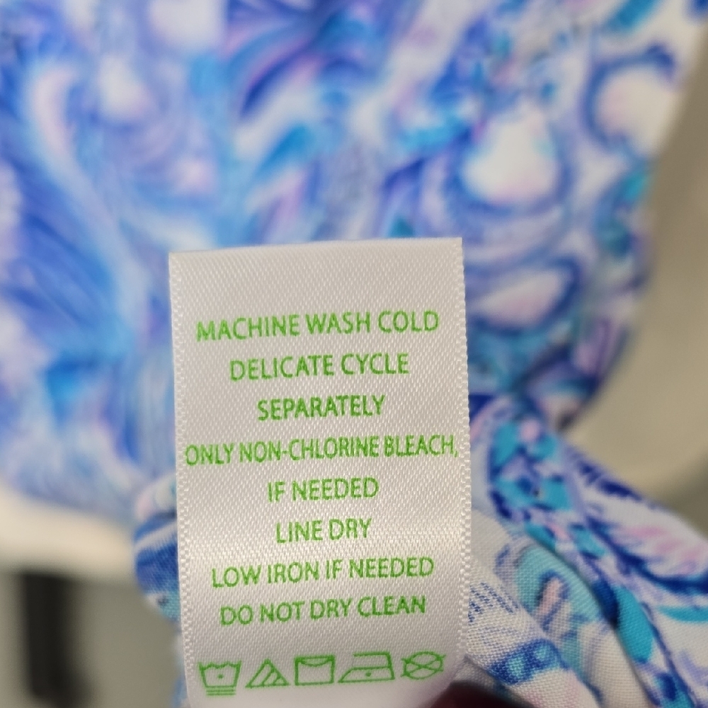 Lilly Pulitzer Blue and White Paisley Dress - Picture 5 of 5